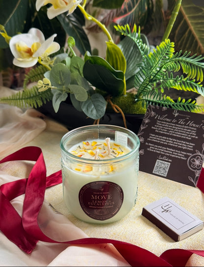 10oz Move Botanical Candle (match box incl.)