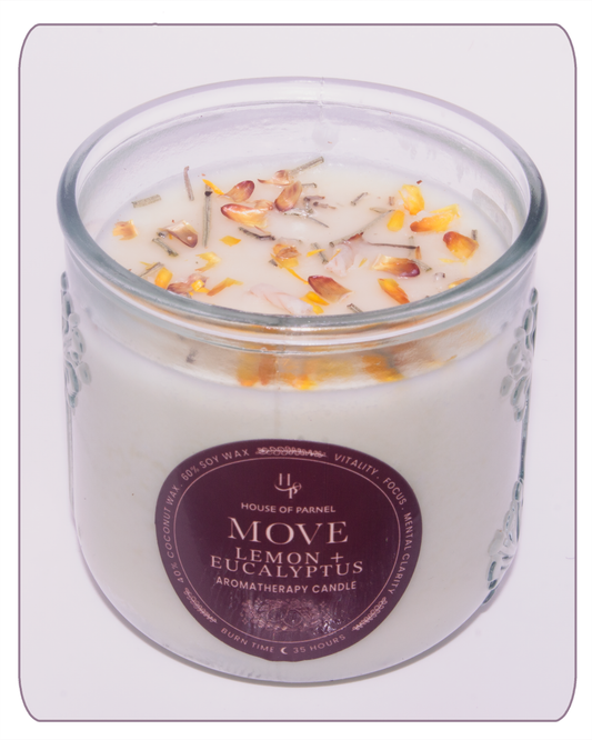 10oz Move Botanical Candle (match box incl.)